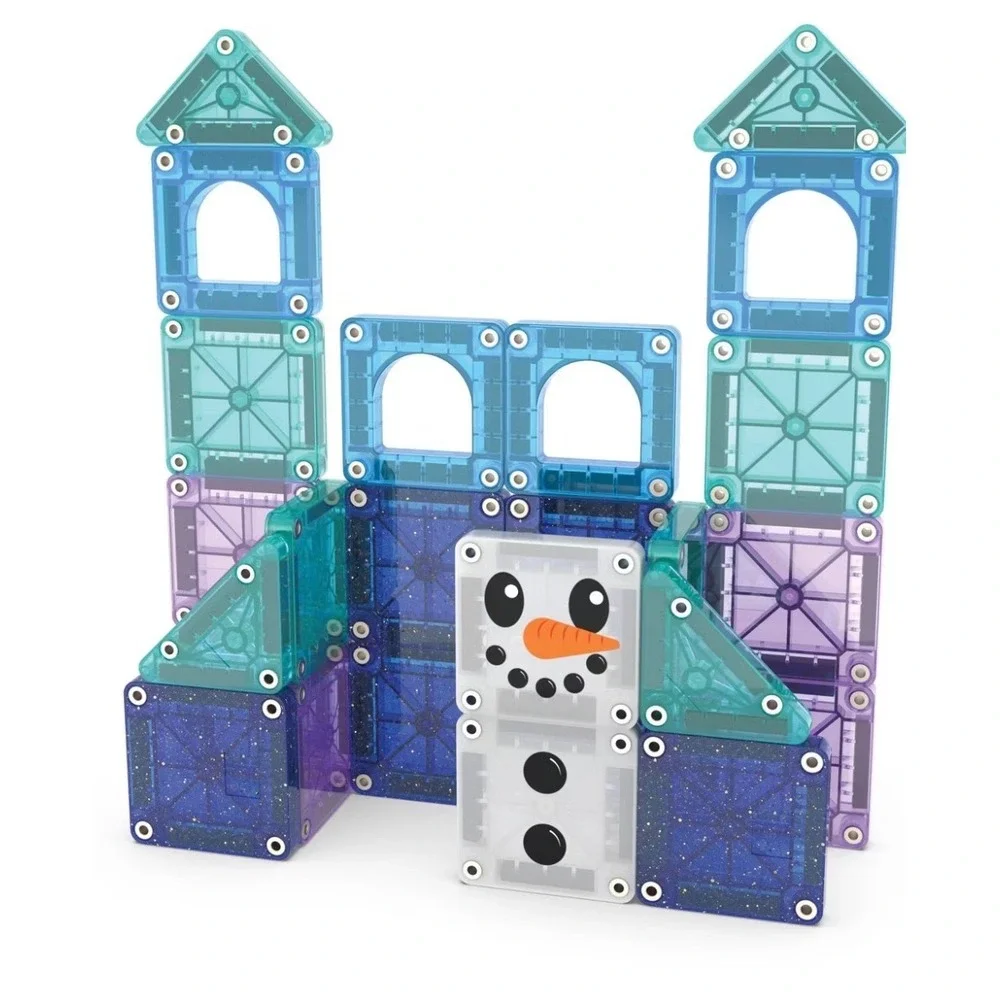 Magna-Tiles microMAGS Travel Winter Wonder 26 Piece Magnetic Set 254026WW New